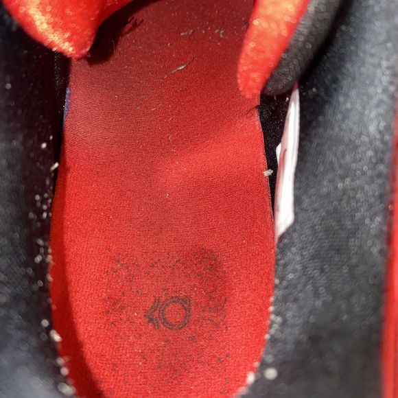 Nike KD 15 Black University Red Bred Sneakers DC1975-003 Men's Size 6.5 EUR 39 - Picture 8 of 12